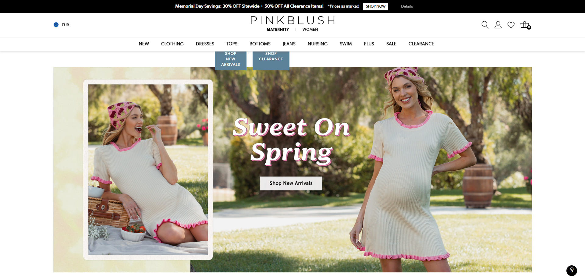 PinkBlush Maternity discount code
