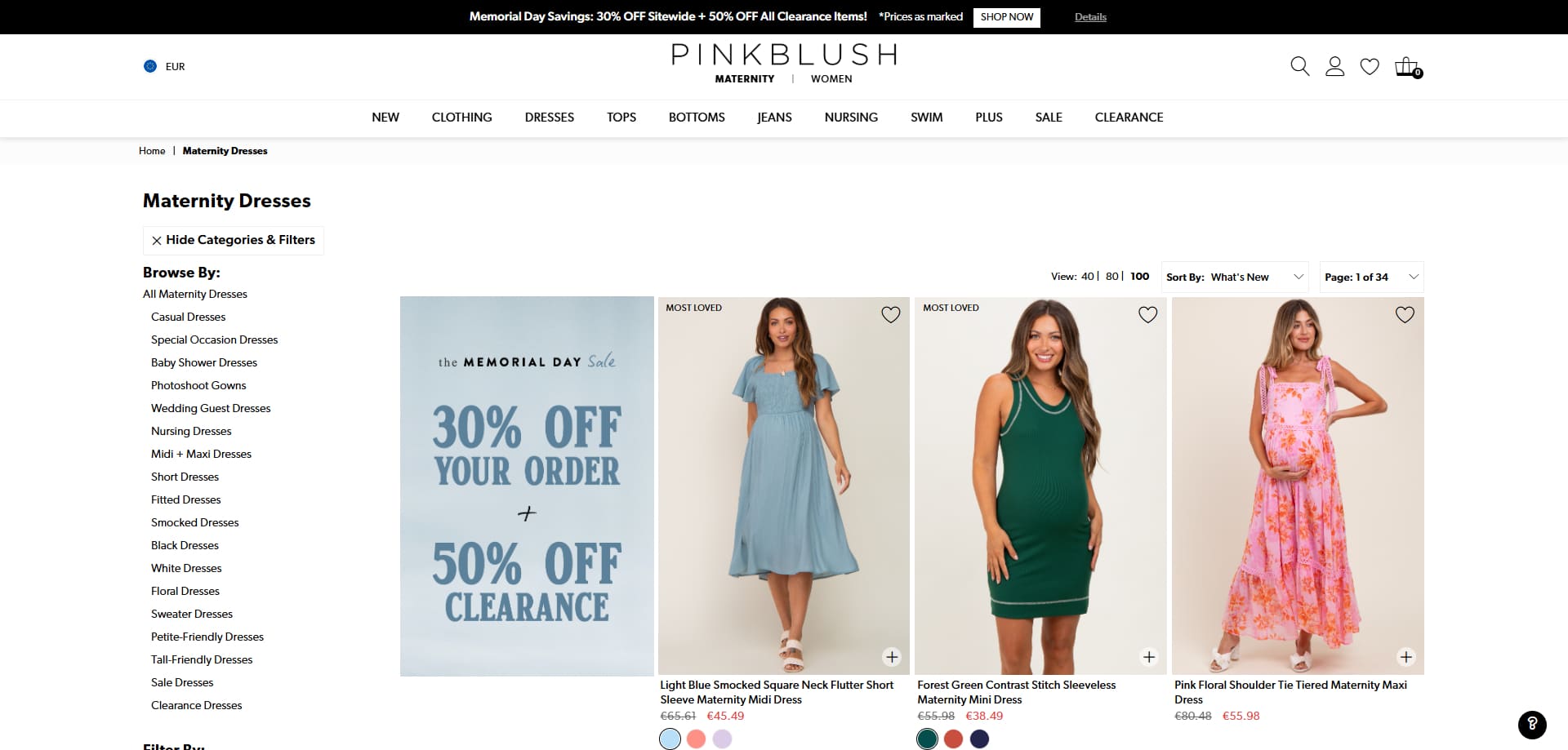 PinkBlush Maternity voucher