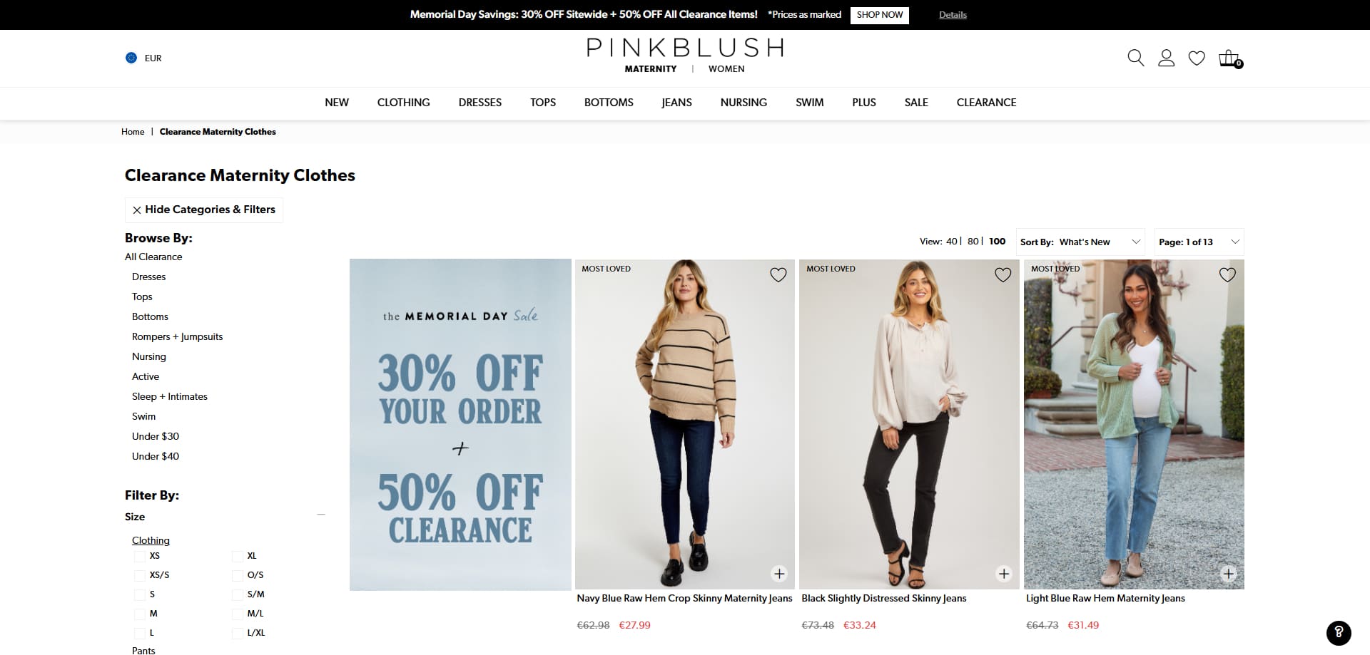 PinkBlush Maternity discount code
