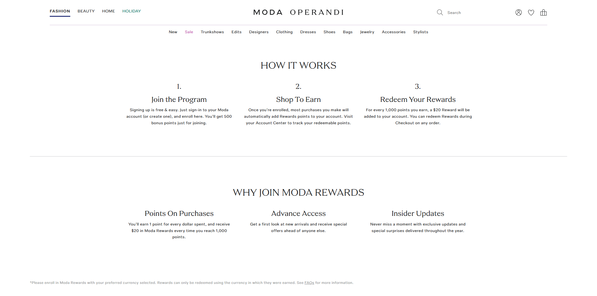Moda Operandi discount code