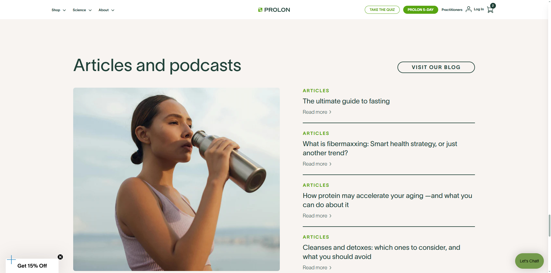 Prolon coupons