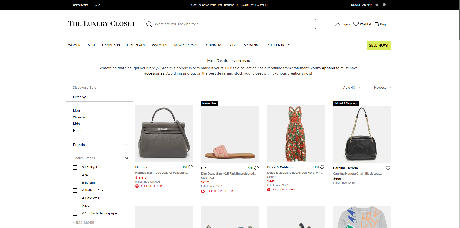 The Luxury Closet voucher