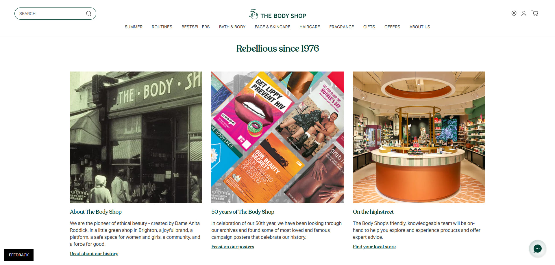 The Body Shop voucher