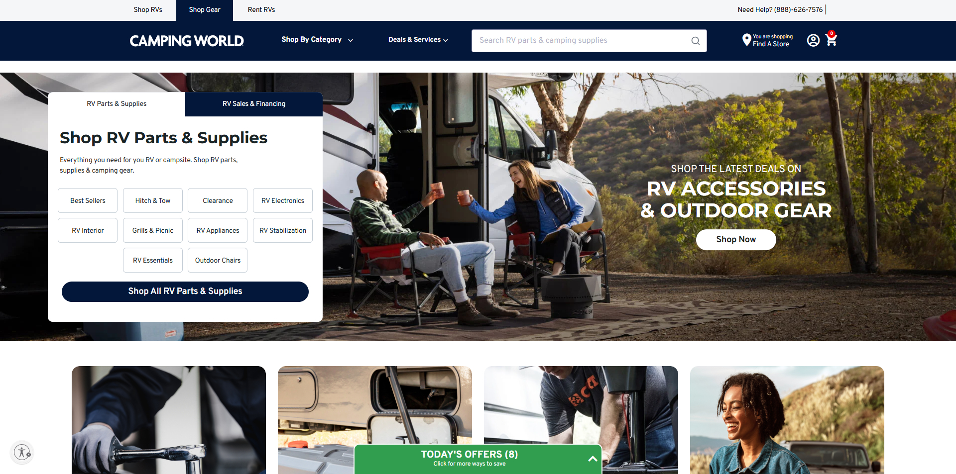 Camping World discount code