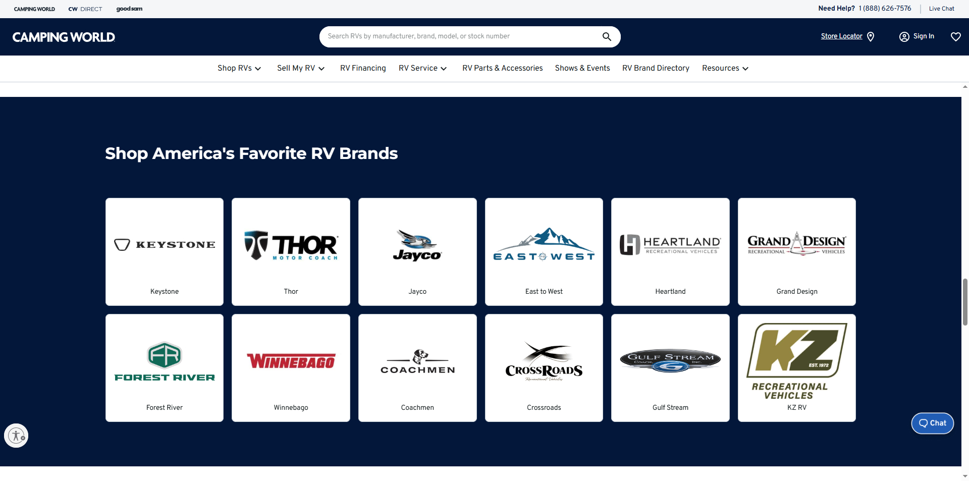 Camping World voucher