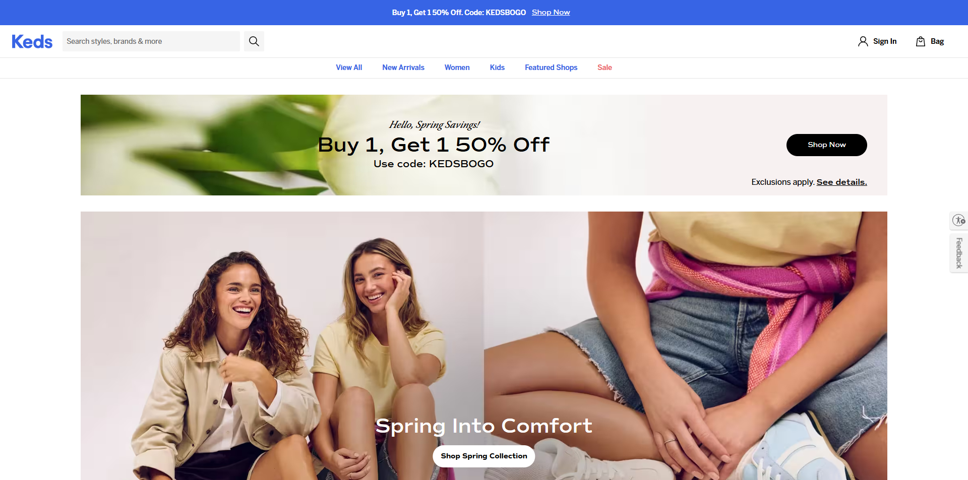Keds discount code