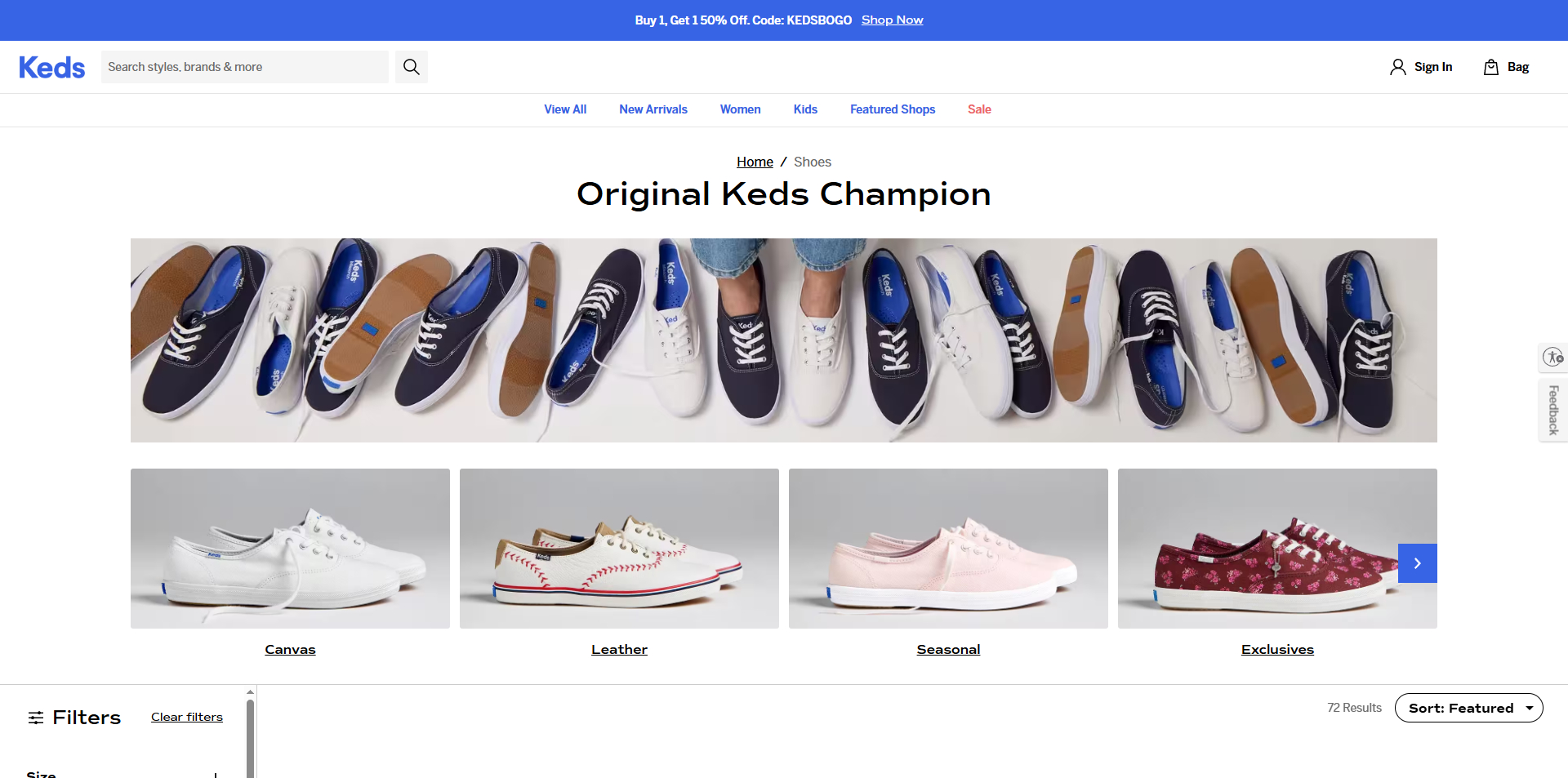 Keds coupons
